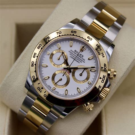 rolex daytona stahl gold